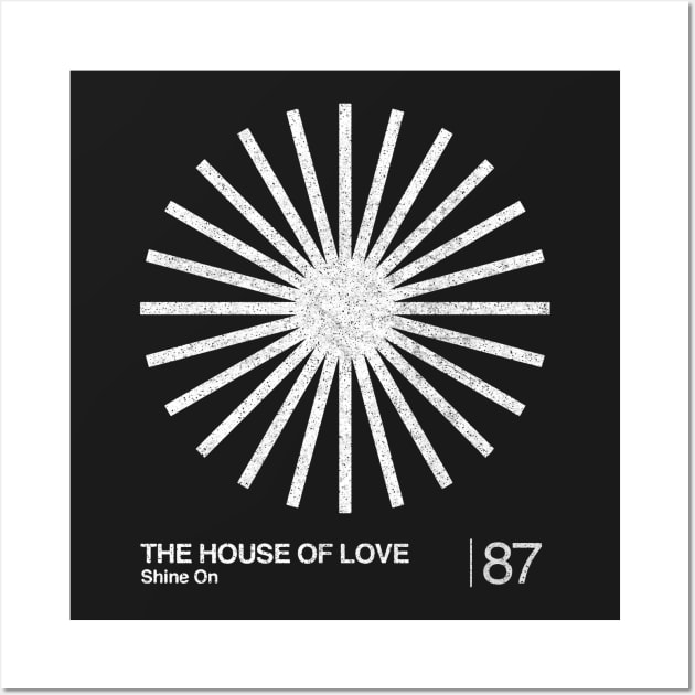 The House Of Love / Minimalist Graphic Artwork Design Wall Art by saudade